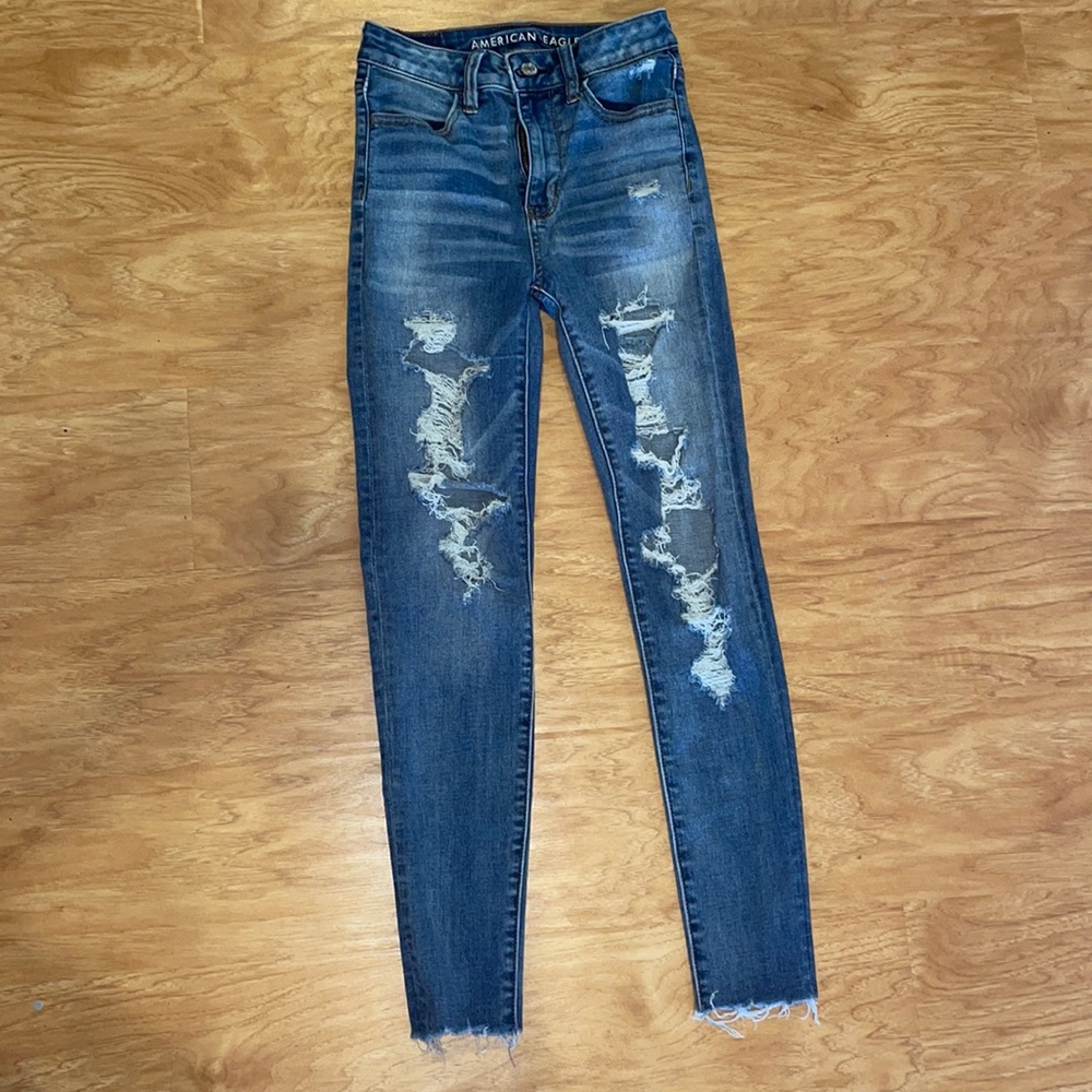AE ripped jeans